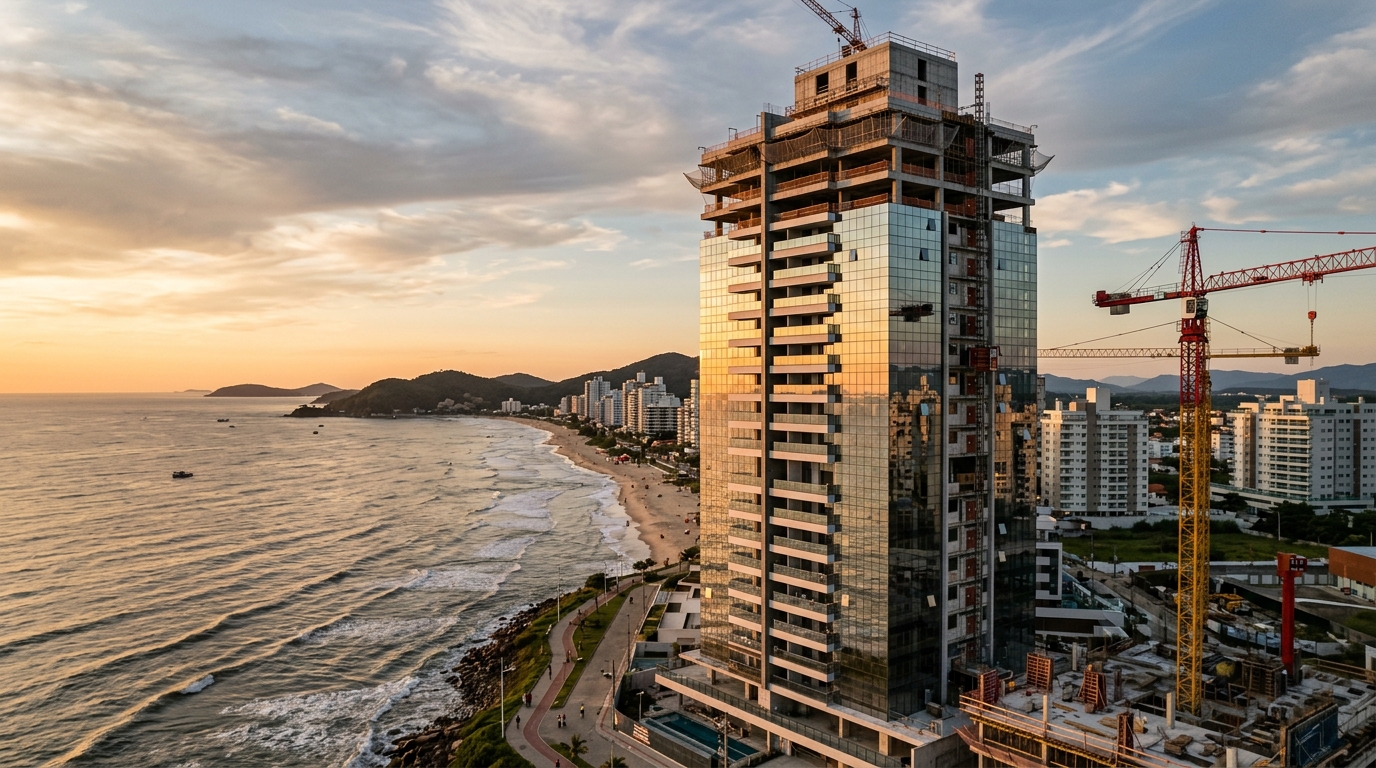 Entrada para financiar apartamento em Itajaí em 2026